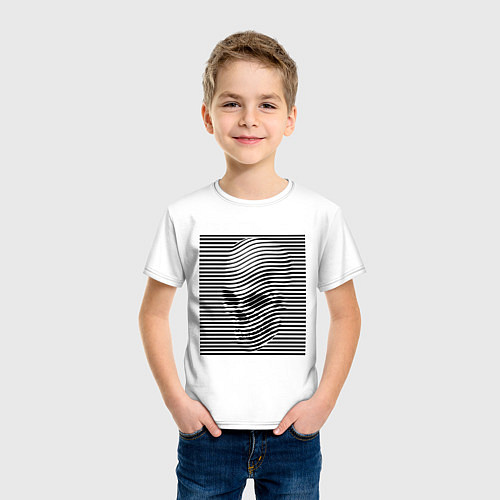 Детская футболка Череп / Белый – фото 3