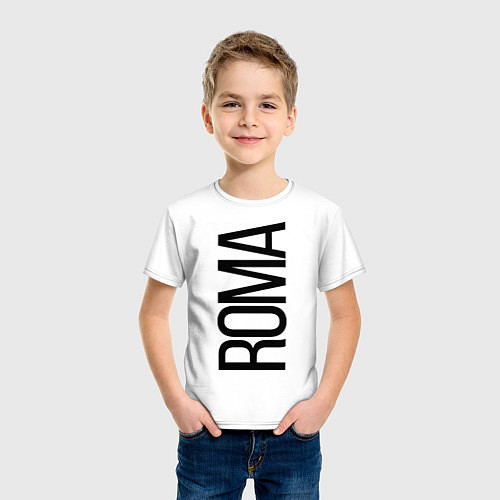 Детская футболка Рома / Белый – фото 3