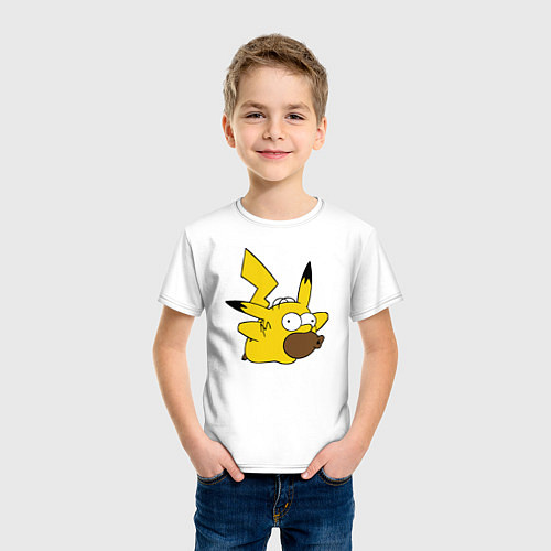 Детская футболка Пикагомер / Белый – фото 3