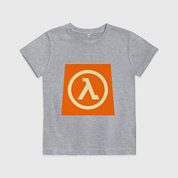 Футболка хлопковая детская Half-Life, цвет: меланж