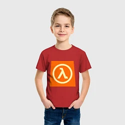 Футболка хлопковая детская Half-Life, цвет: красный — фото 2