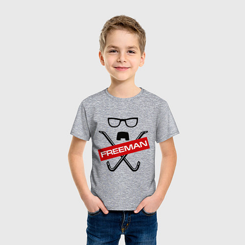 Детская футболка Freeman Pack / Меланж – фото 3