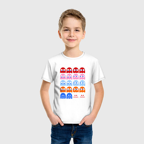 Детская футболка Pac-Man Monsters / Белый – фото 3