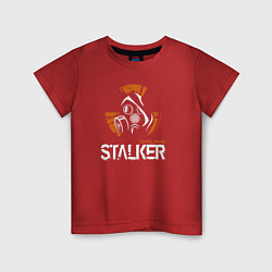 Футболка хлопковая детская STALKER: Online, цвет: красный