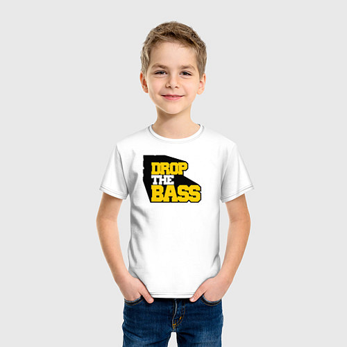 Детская футболка DROP THE BASS Old School / Белый – фото 3