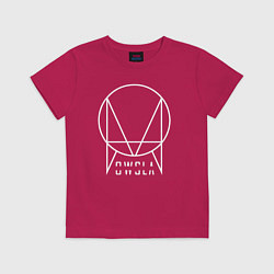 Футболка хлопковая детская OWSLA, цвет: маджента