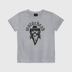 Футболка хлопковая детская Motorhead Rocker, цвет: меланж