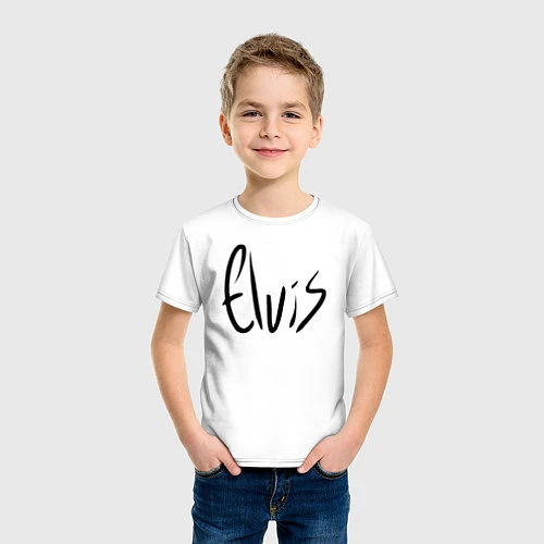 Детская футболка Elvis / Белый – фото 3