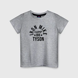 Футболка хлопковая детская Iron Mike: Camp Tyson, цвет: меланж