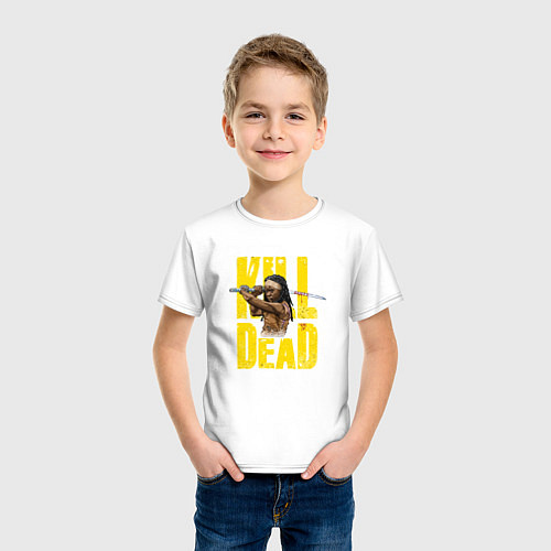 Детская футболка Kill Dead / Белый – фото 3