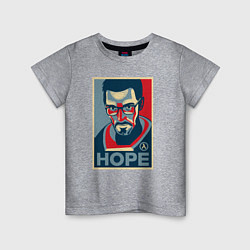 Футболка хлопковая детская Half-Life: Hope, цвет: меланж