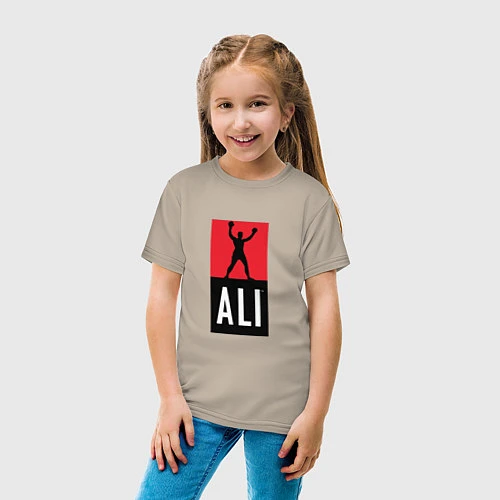 Детская футболка Ali by boxcluber / Миндальный – фото 4