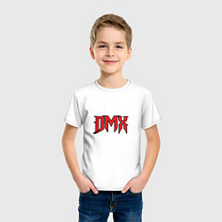 Футболка хлопковая детская DMX, цвет: белый — фото 2