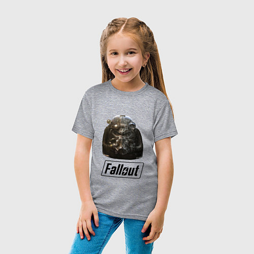 Детская футболка Fallout / Меланж – фото 4