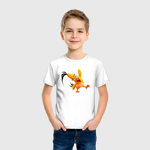 Детская футболка Чак-птица / Белый – фото 3