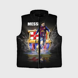 Детский жилет Messi FCB, цвет: 3D-черный