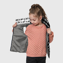 Детский жилет Off-White: Black & White, цвет: 3D-светло-серый — фото 2