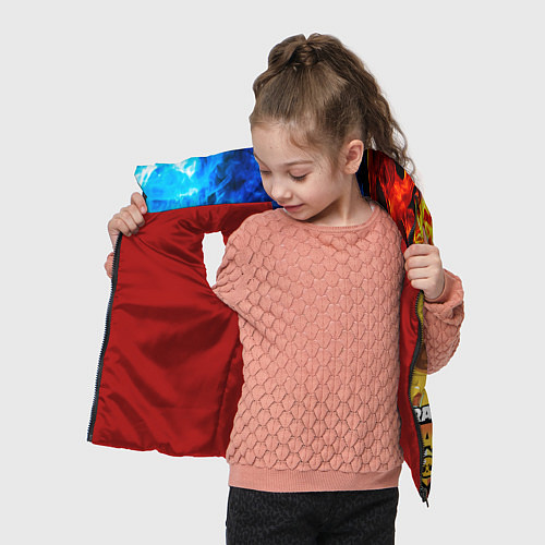 Детский жилет BRAWL STARS SALLY LEON / 3D-Красный – фото 4