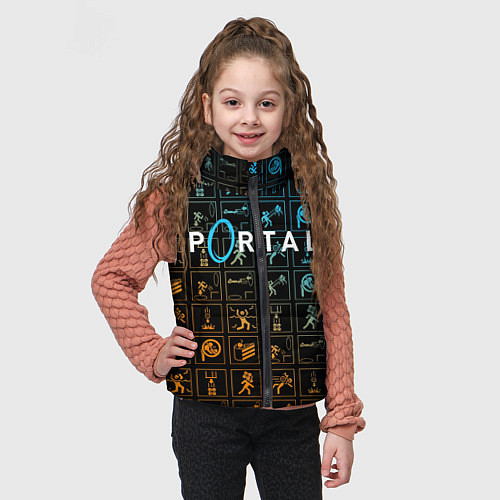 Детский жилет PORTAL / 3D-Черный – фото 3