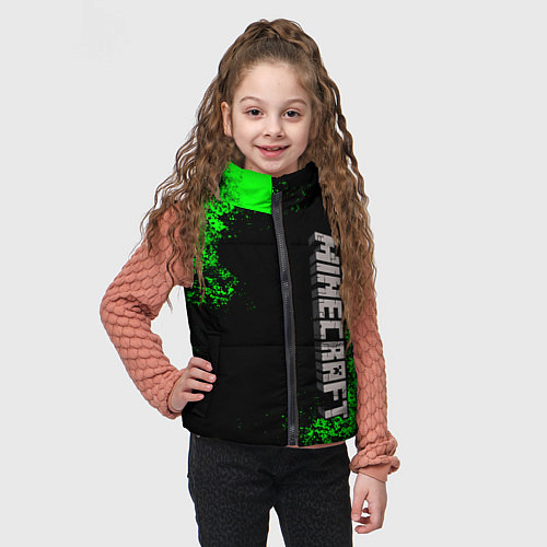 Детский жилет MINECRAFT / 3D-Черный – фото 3