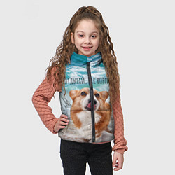Детский жилет Отдыхай, как корги!, цвет: 3D-красный — фото 2
