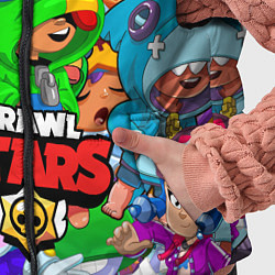 Детский жилет BRAWL STARS LEON, цвет: 3D-красный — фото 2