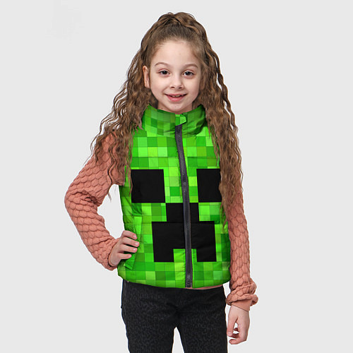 Детский жилет MINECRAFT / 3D-Черный – фото 3