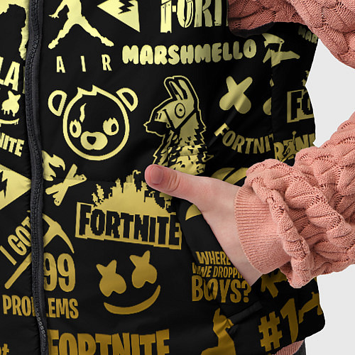 Детский жилет FORTNITE / 3D-Светло-серый – фото 5