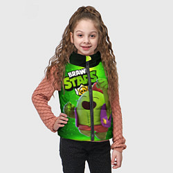 Детский жилет Brawn stars Spike Спайк, цвет: 3D-черный — фото 2