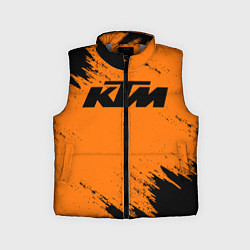 Детский жилет KTM, цвет: 3D-светло-серый
