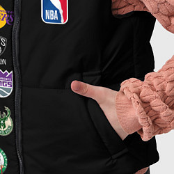 Детский жилет NBA Team Logos 2, цвет: 3D-черный — фото 2
