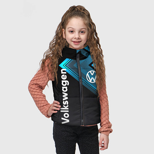 Детский жилет Volkswagen / 3D-Черный – фото 3