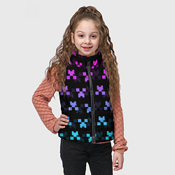 Детский жилет MINECRAFT CREEPER NEON, цвет: 3D-светло-серый — фото 2
