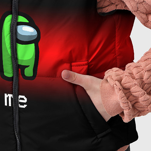 Детский жилет AMONG US / 3D-Светло-серый – фото 5