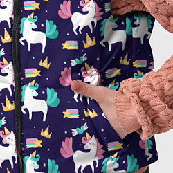 Детский жилет Unicorn pattern, цвет: 3D-светло-серый — фото 2