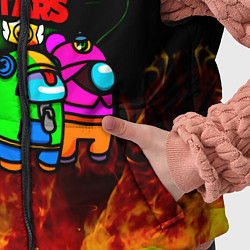 Детский жилет Among Us Brawl StarS, цвет: 3D-красный — фото 2