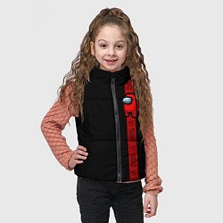 Детский жилет AMONG US, цвет: 3D-светло-серый — фото 2