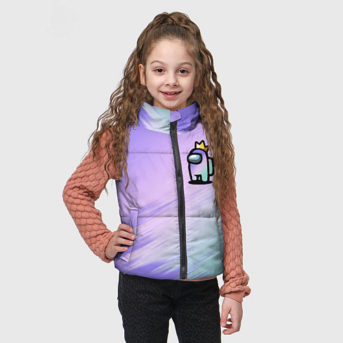 Детский жилет AMONG US GRADIENT / 3D-Черный – фото 3