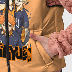 Детский жилет Аниме Волейбол, цвет: 3D-светло-серый — фото 2