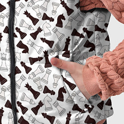 Детский жилет Шахматные Фигуры, цвет: 3D-черный — фото 2