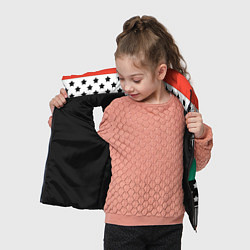 Детский жилет Полосатый звездный узор, цвет: 3D-черный — фото 2