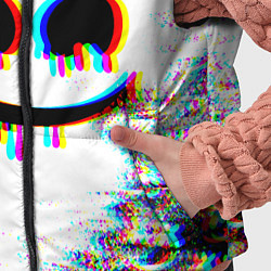 Детский жилет MARSHMELLOW GLITCH, цвет: 3D-светло-серый — фото 2