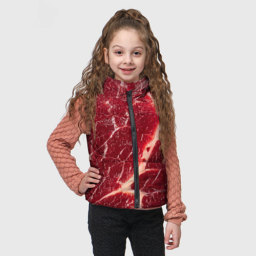 Детский жилет Мясо на Хэллоуин / 3D-Черный – фото 3