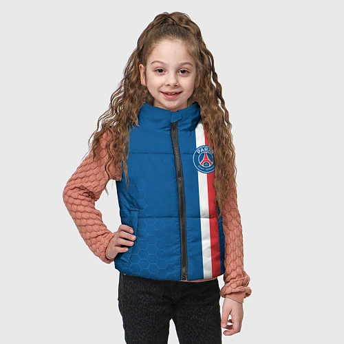 Детский жилет PSG SPORT STRIPES UNIFORM / 3D-Красный – фото 3