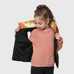 Детский жилет Коллекция Journey Оранжевый взрыв 126-3 2, цвет: 3D-черный — фото 2