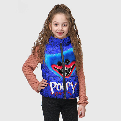 Детский жилет Хагги Вагги - Поппи Плейтайм / 3D-Светло-серый – фото 3