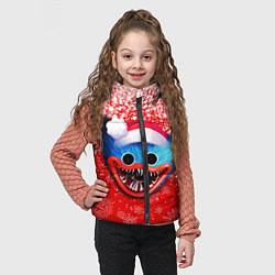 Детский жилет POPPY PLAYTIME ХАГИ ВАГИ НОВОГОДНИЙ, СНЕЖИНКИ, цвет: 3D-красный — фото 2