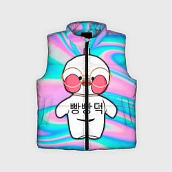 Детский жилет Лалафанфан корейская утка, цвет: 3D-светло-серый