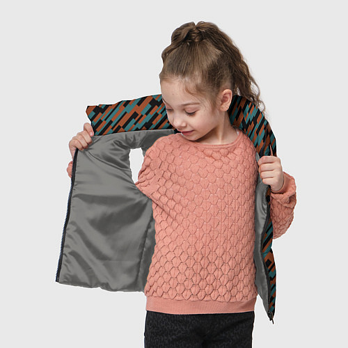Детский жилет Разноцветные прямоугольники абстракция / 3D-Светло-серый – фото 4