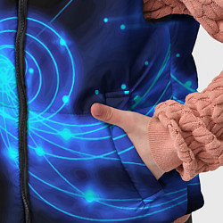 Детский жилет Неоновый космос Neon space, цвет: 3D-черный — фото 2